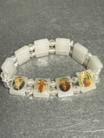 Armband met diverse heiligen afbeeldingen
