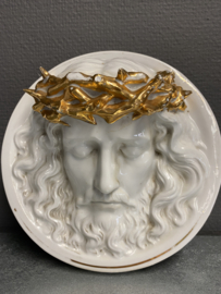 Christus / Ecce Homo Vieux Brussel 21.5 cm doorsnee, Plaquette eind 1800(8)