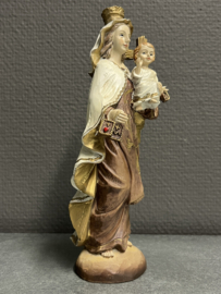 Heiligenbeeld Maria van Karmel, 20 cm, resin, (4)