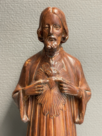Jezus Heilig Hart, 43 cm, gips 1920 (0) (kleine beschadigingen aan de voet)