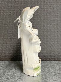 Engelenbeeld beschermengel met kinderen, Biscuit porselein, 11 cm, 1900  (0)
