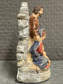 Kerstgroep, 7 cm, resin (9)