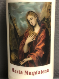 Noveenkaars Maria Magdalena, brandt 9 dagen en nachten. 100% Plantaardige olie.