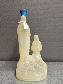 Wijwater fles, Lourdes, jaren 50, 22 cm (8)
