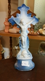 Crucifix biscuit porselein, 1900, 16cm (10)