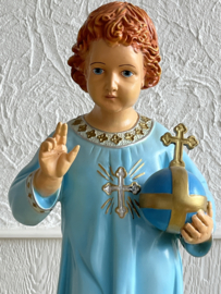 Kindje Jezus, resin, blauw