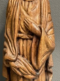 Heiligenbeeld Maria, Duits houtsnijwerk, 53 cm, jaren 30 (10)