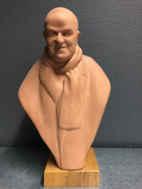 Heiligenbeeld Preca van Malta, terracotta, 32 cm (5)