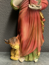 Heiligenbeeld Lucas, resin, 20 cm (2)