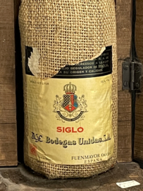 Eikenhout fles / wijwater bewaardoos, 46 cm, (0)
