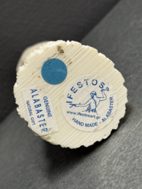 Beeld van Onze-Lieve-Vrouw van Lourdes – Handgemaakt uit Alabaster, Griekenland (Ifestos Art)