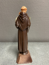 Heiligenbeeld Antonius van Padua, 16 cm, jaren 50 souvenir, (1)