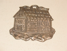 Ex voto huis zilver 10 x 9 cm