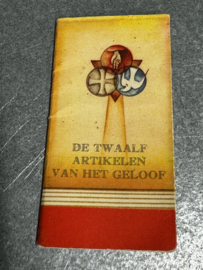 Boekje “De Twaalf Artikelen van het Geloof”