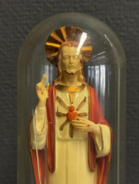 Heilig Hart van Jezus onder stolp – Italië, circa 1950