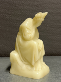 Heiligenbeeld Maria O.L.V van La Salette, glow in the dark, 11 cm, 1950 (5)