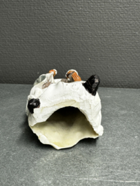 Kerstgroep 11 delig, max hoogte 15.5 CM, resin