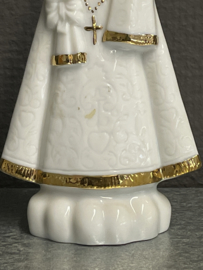 Heiligenbeeld Maria O.L.V van Scherpenheuvel, porselein, 15 cm (7)