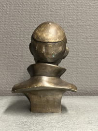 Heiligenbeeld Karel Houben (Pater Karel) borstbeeld 16 cm, gips (3)
