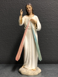 Heiligenbeeld Jezus Barmhartige, 21 cm, resin (2)