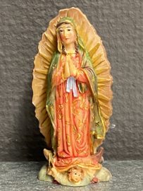 Heiligenbeeld Maria OLV Guadeloupe 7.5 cm, resin (10)