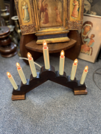 Klassieke elektrische adventskandelaar of kerstboog, 38X33 CM