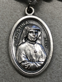 Devotiemedaille Faustina Kowalska, 2 cm