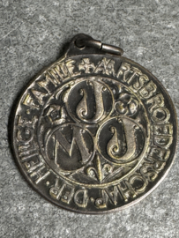 Devotiemedaille Heilige familie, brons,  3 CM