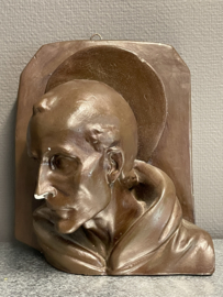 Ignatius van Loyola, borstbeeld, gips, 25 x 21 cm (0)
