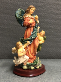 Heiligenbeeld  Maria die de knopen ontwart, resin, 14 cm (10)
