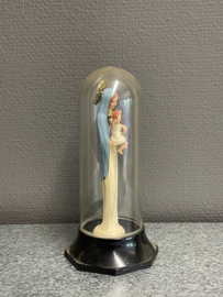 Maria met kind in stolp, plastic souvenir jaren '50, 20 cm (1)