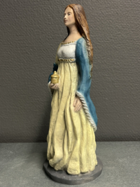 Heiligenbeeld Maria Magdalena met zalfpot.