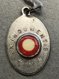 Devotiemedaille Rita van Cascia met relikwie, 2 cm