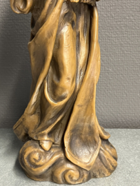 Heiligenbeeld Maria met kind, was, 38 cm (2)