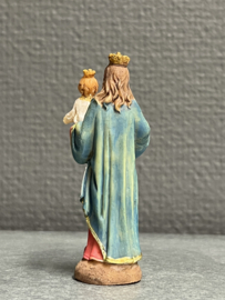 Heiligenbeeld Maria OLV Hulp der Christenen (vuistbeeldje), 7.5 cm, resin (5)