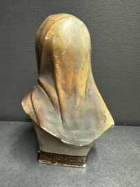 Heiligenbeeld (buste) Maria met kind