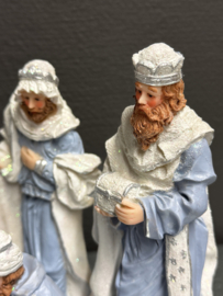 Kerstgroep 10 delig, max hoogte 18 CM, resin