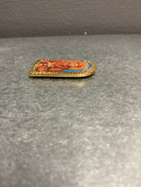 Automagneet / sticker, Franciscus van Assisi  5 x 3 cm
