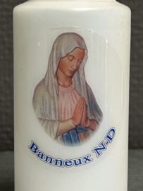 Flesje met Banneux water, 11 cm