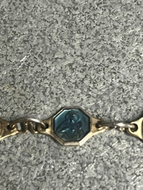 Scapulier armband, Zilver 925, 17 cm