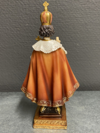 Heiligenbeeld kindje Jezus van Praag, 16 cm, resin, (2)