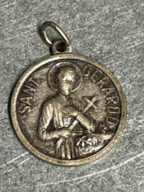 Devotiemedaille Maria Altijd Durende Bijstand en Gerardus, 2.5 CM