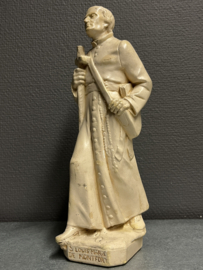 Heiligenbeeld Louis Marie de Montfort 30 cm 1960 gips (1)
