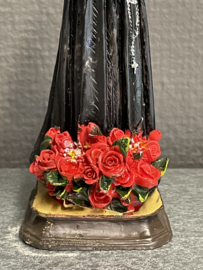 Heiligenbeeld Rita van Cascia in de rozen, resin, 14 cm (10)