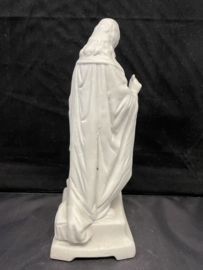 Heilige Communie beeld, Biscuit porselein 19 cm, Jezus en communicant 1910 (1)