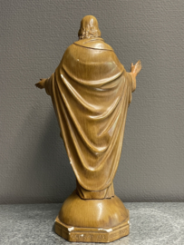 Jezus, gips, Gebroeders van Paridon, 38 cm, licht beschadigd 1900 (1)