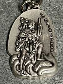 Sleutelhanger Heilige Christoffel.