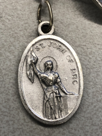 Devotiemedaille Jeanne D'Arc, 2 cm