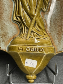 Plaquette Odilia van Keulen,  30 x 16 cm, aardewerk (8)