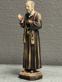 Heiligenbeeld Pater Pio van Pietrelcina, resin, 12.5 cm (8)